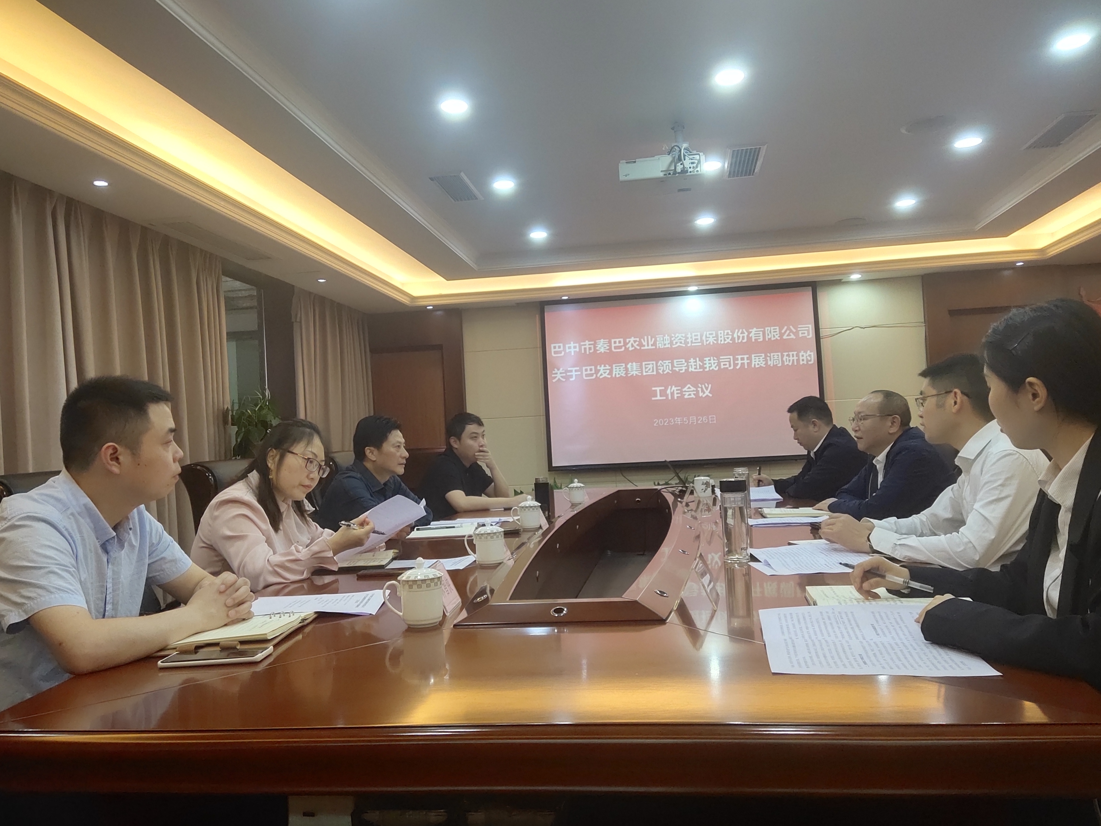 集團黨委書記、董事長許大政一行赴秦巴農(nóng)擔公司開展調(diào)研
